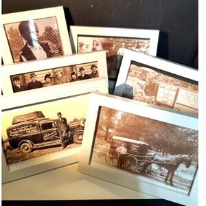 1152.  Set of 6 Picture Frames 4 x 6 Easel backs